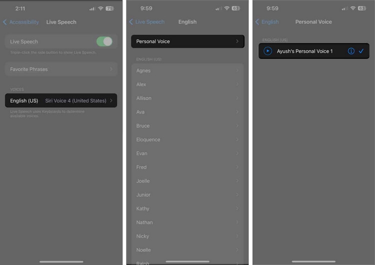 Thiết lập và sử dụng Personal Voice trên iOS 17 nhất định bạn phải biết (9)