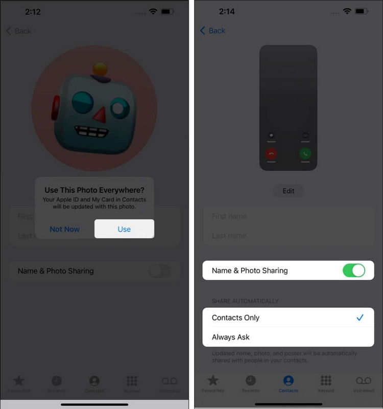 Khám phá tính năng Contact Posters trên iOS 17 (4)
