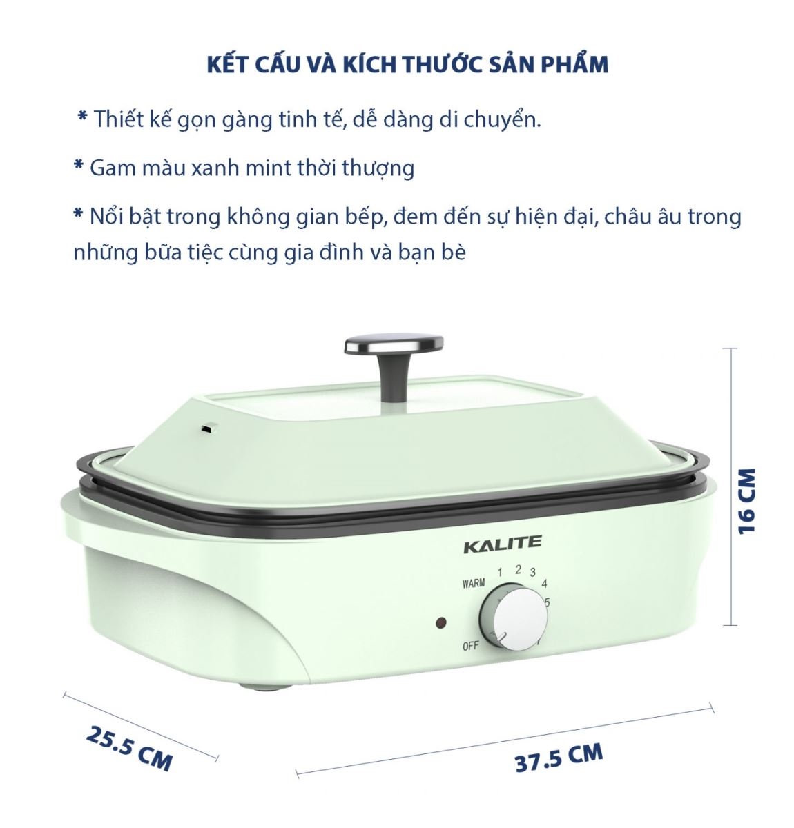 Nồi lẩu điện Kalite của nước nào (Ảnh 3)