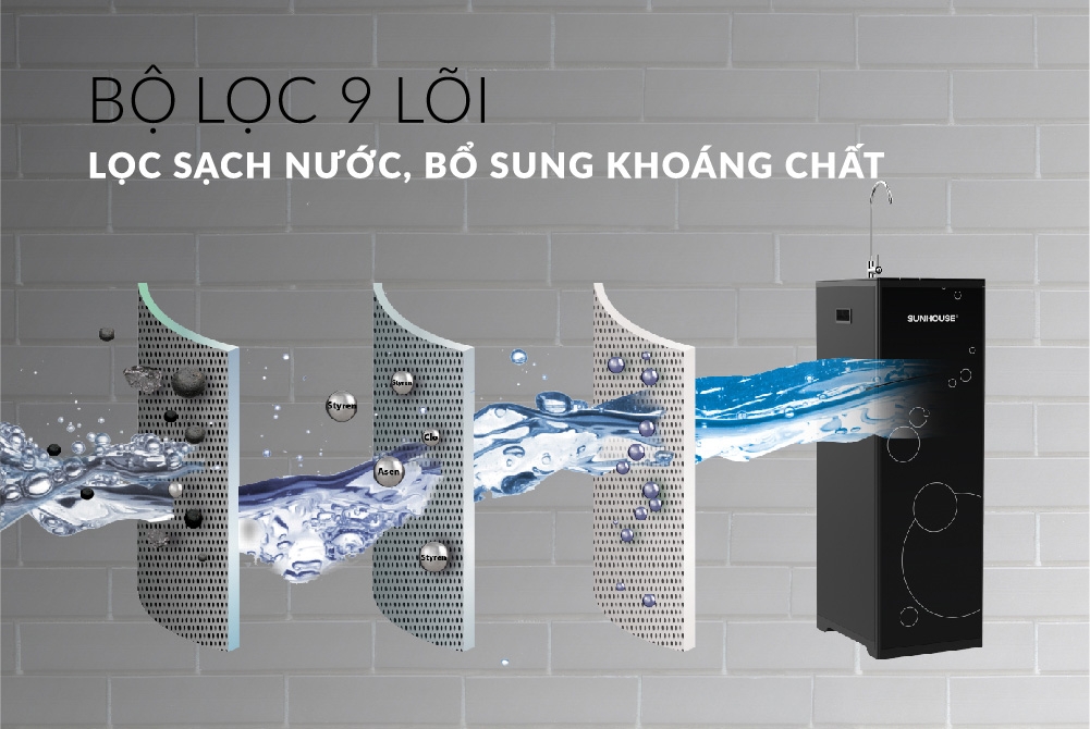 máy lọc nước Sunhouse 9 lõi-ảnh 1