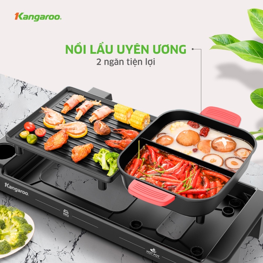 Bếp nướng điện không khói giá rẻ: Kangaroo KG2500EH