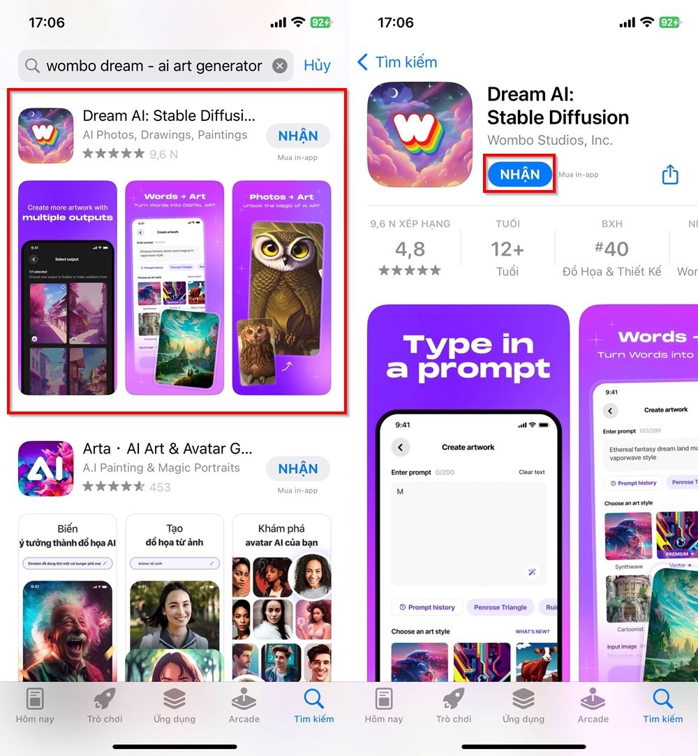 Cách tạo ảnh trên iPhone bằng AI 1