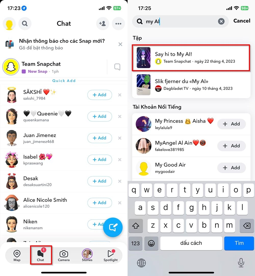 Cách sử dụng My AI trên ứng dụng SnapChat 2
