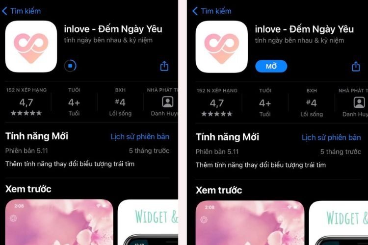 Tải về ứng dụng inlove 2023 trên điện thoại