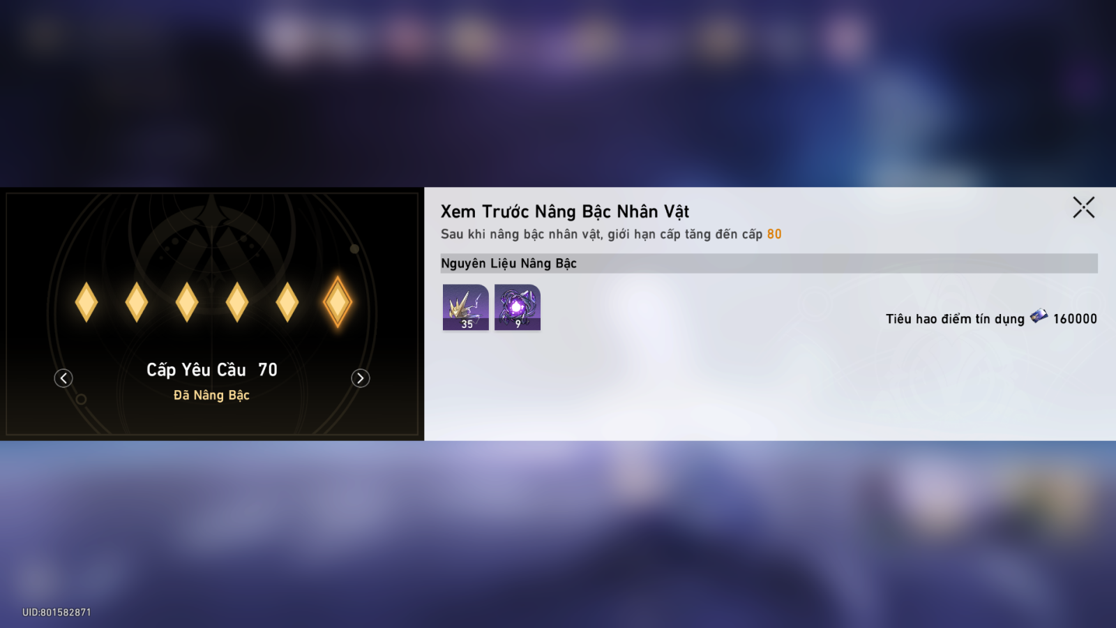 Nâng Bậc Bailu&nbsp;Honkai Star Rail