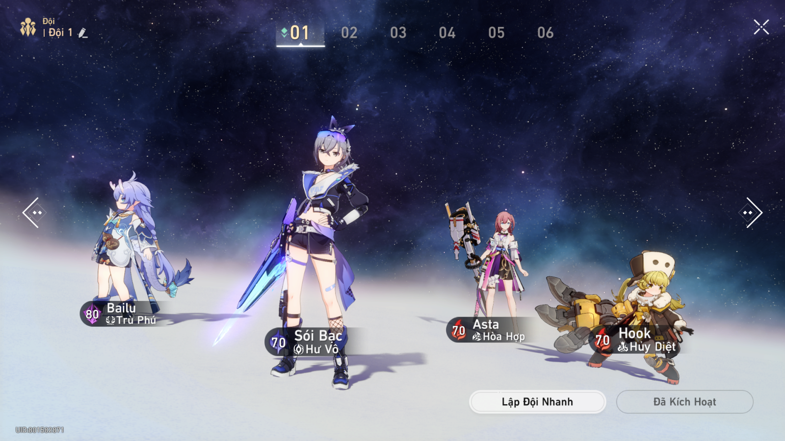 Build đội hình Bailu&nbsp;Honkai Star Rail