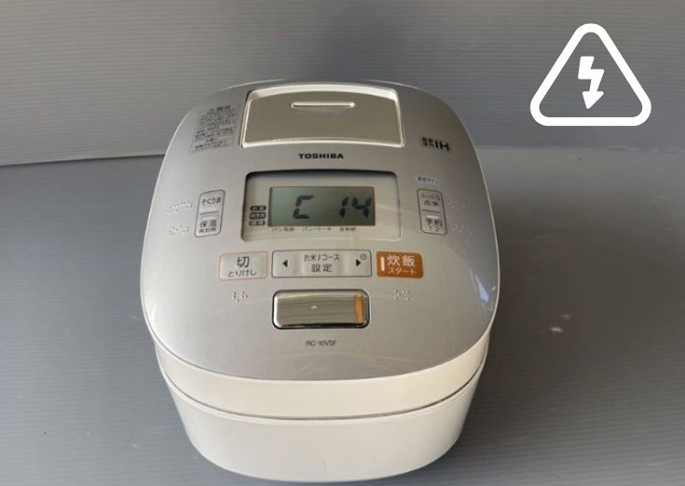 Lỗi C14 nồi cơm điện Toshiba là gì?