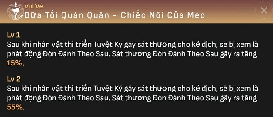 Chúc Phúc Honkai - bữa tối quán quân