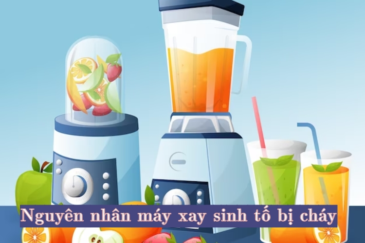 Những nguyên nhân khiến máy xay sinh tố bị cháy