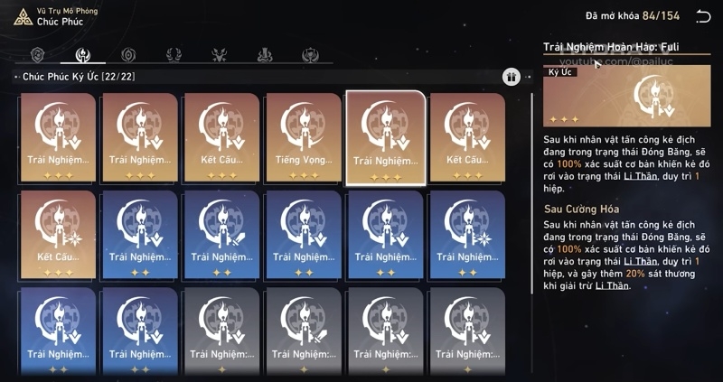 Chọn chúc phúc vũ trụ mô phỏng thế giới 3