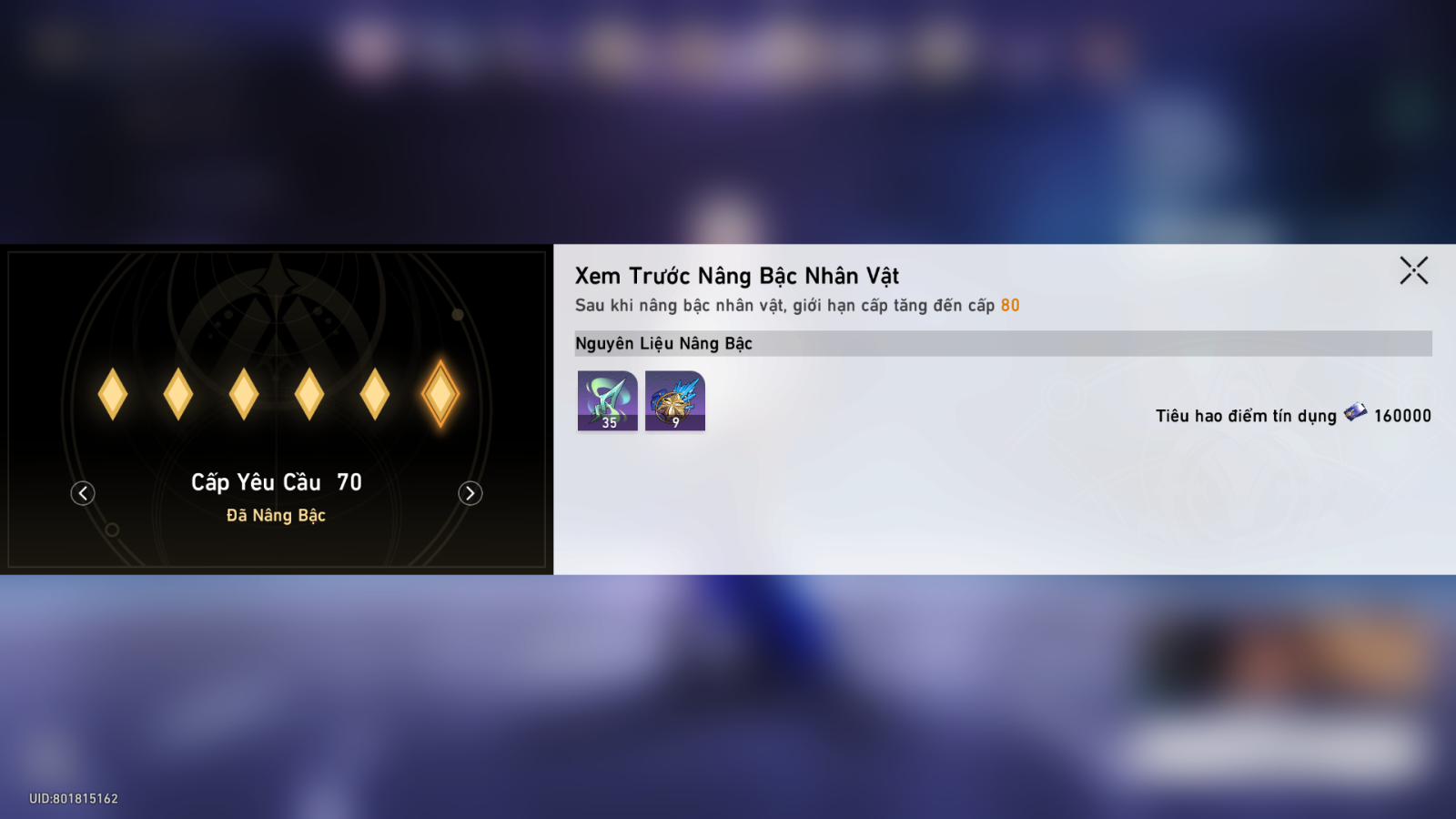 Nâng Bậc Bronya Honkai