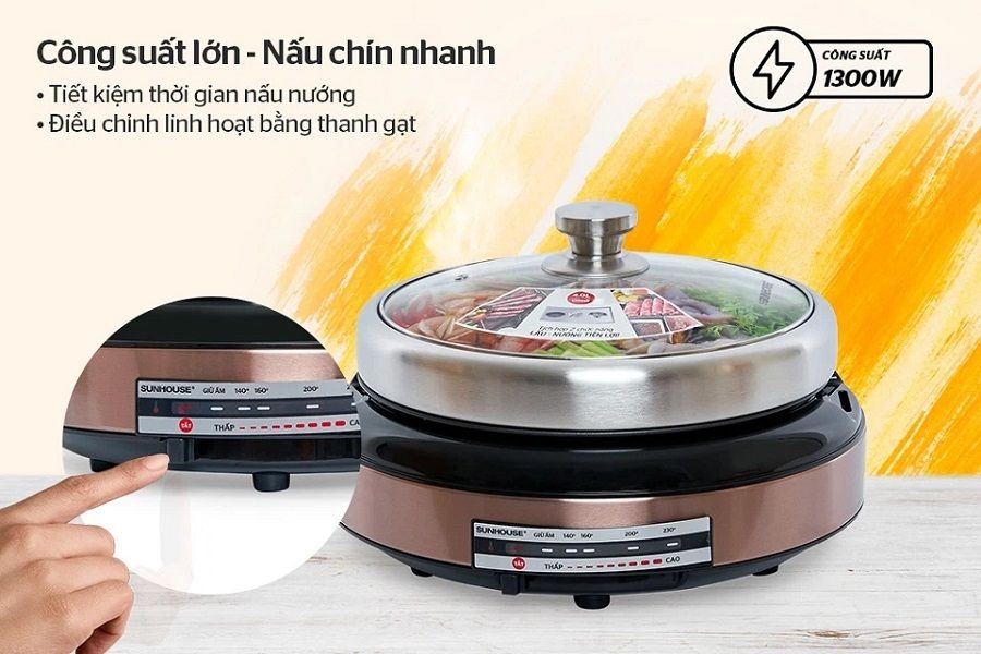 Review nồi lẩu điện Sunhouse 4 lít SHD4526 (Ảnh 3)