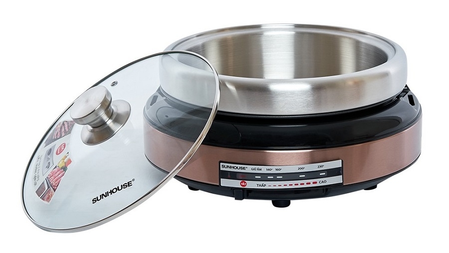 Review nồi lẩu điện Sunhouse 4 lít SHD4526 (Ảnh 5)