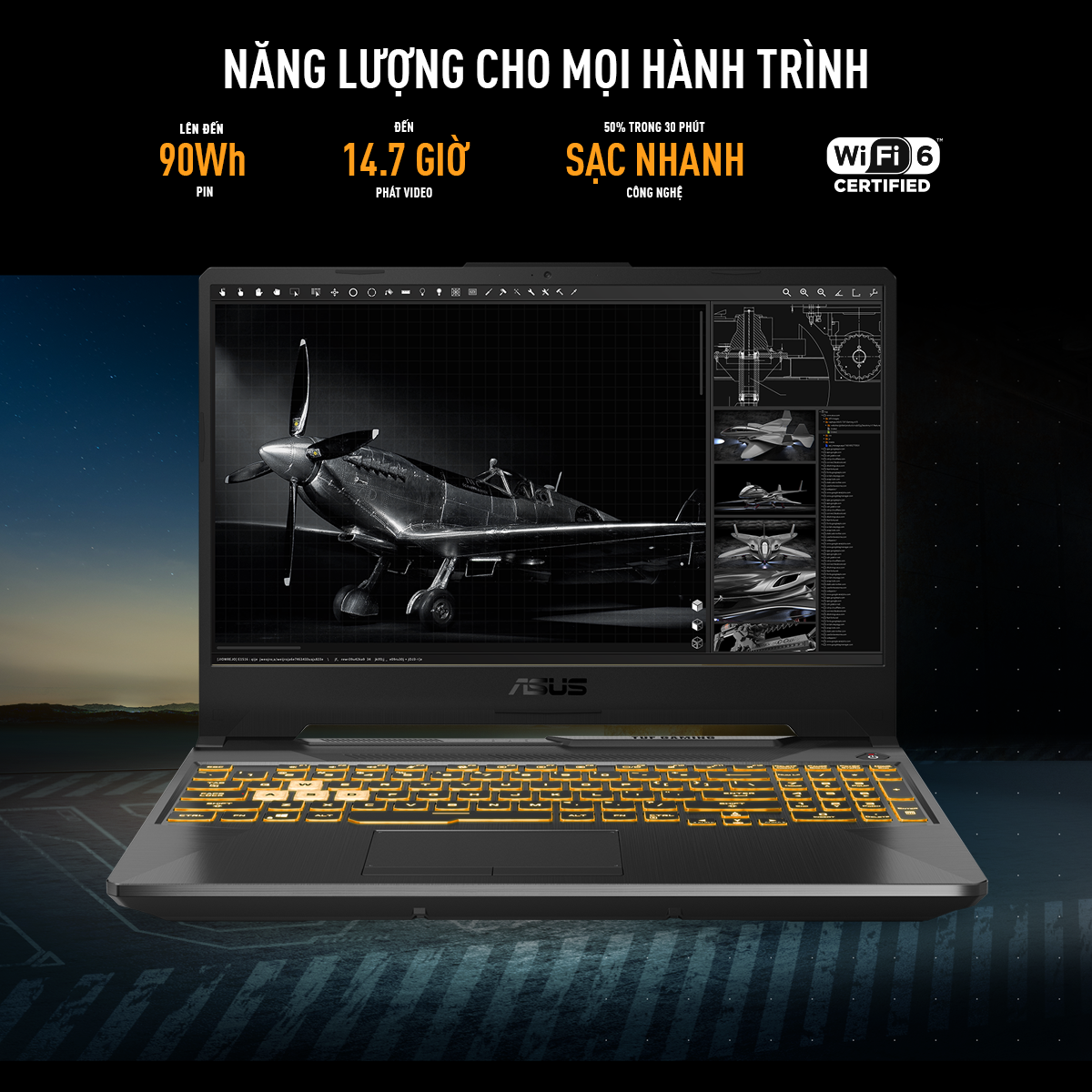 Asus TUF Gaming FX706HC-HX579W