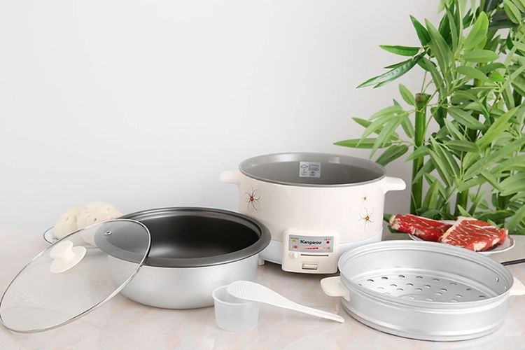 Nồi lẩu điện Kangaroo sử dụng công nghệ nhiệt hiện đại