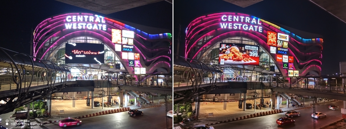 Chế độ chụp ban đêm của Honor X8A