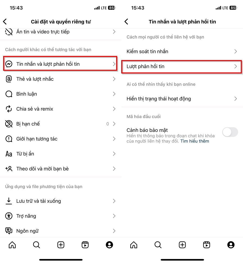 Cách sửa lỗi Instagram không trả lời được story 2