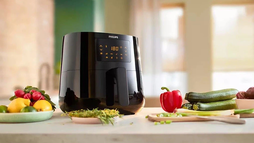 Mẫu nồi chiên không dầu Philips HD9270/90 có thiết kế tinh tế, hiện đại