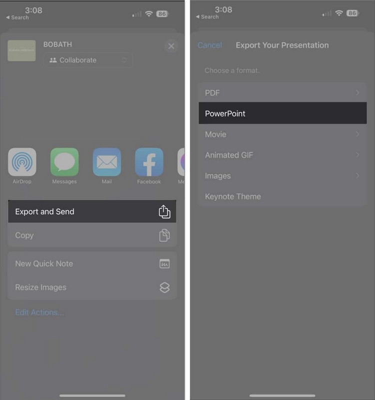 Cách chuyển đổi file Keynote thành PowerPoint trên iPhone, iPad và Mac (2)