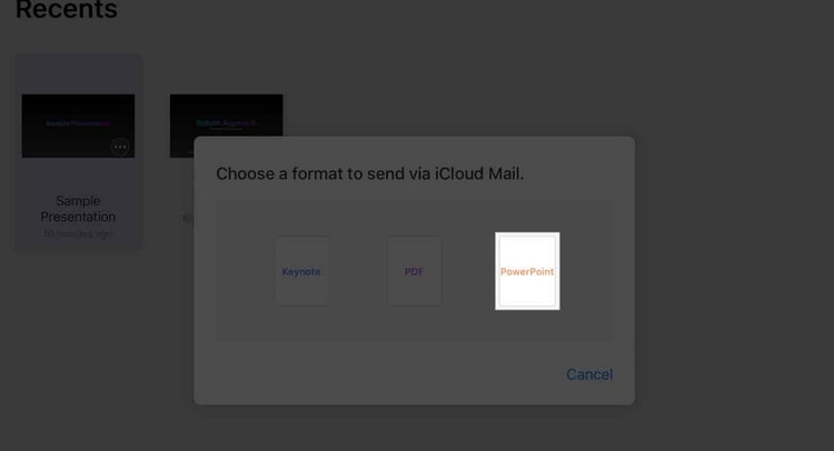 Cách chuyển đổi file Keynote thành PowerPoint trên iPhone, iPad và Mac (5)