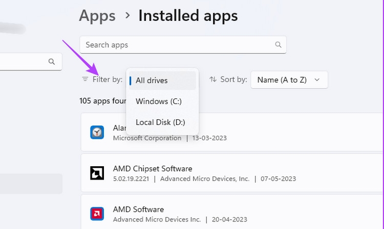 3 cách tốt nhất để kiểm tra kích thước ứng dụng trên Windows 11 (4)
