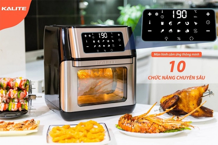 Nồi chiên không dầu hình vuông 2023 (Ảnh 3)