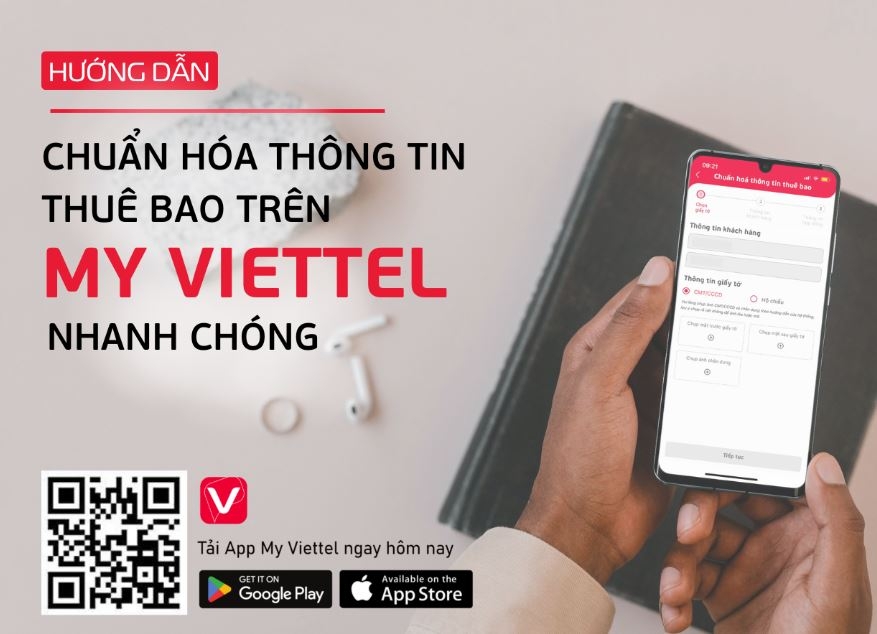 Cập nhật thông tin thuê bao Viettel