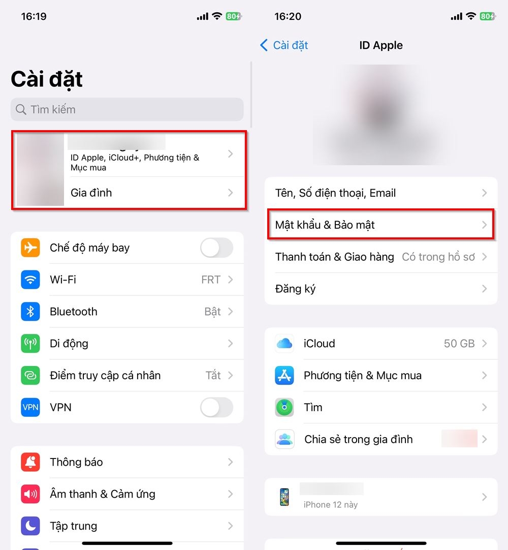 Cách bật/tắt tính năng khoá khôi phục trên iPhone 1