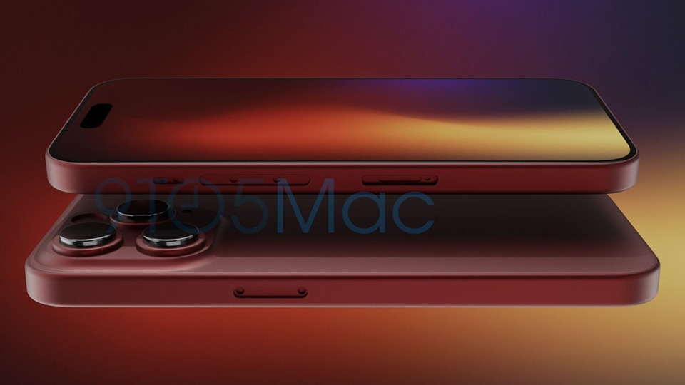 Tùy chọn màu đỏ sẫm của iPhone 15 Pro