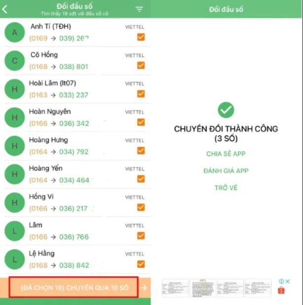 đầu số Viettel - 5