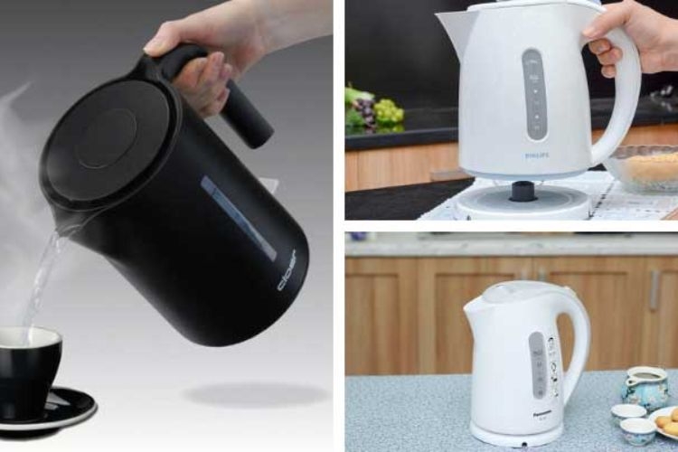 Lưu ý kiểu dáng thiết kế và chất liệu khi chọn mua ấm siêu tốc