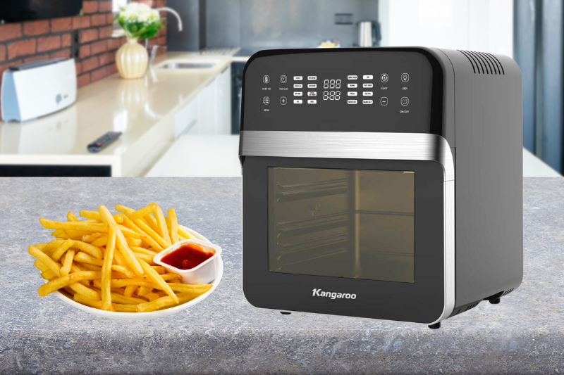 Nồi chiên không dầu cửa ngang hiện đại (Ảnh 1)