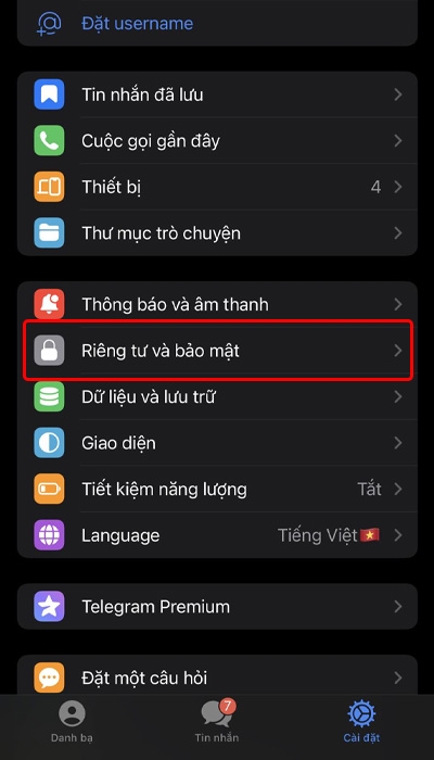 Cách tắt đồng bộ hoá danh bạ Telegram bằng iPhone (ảnh 2)