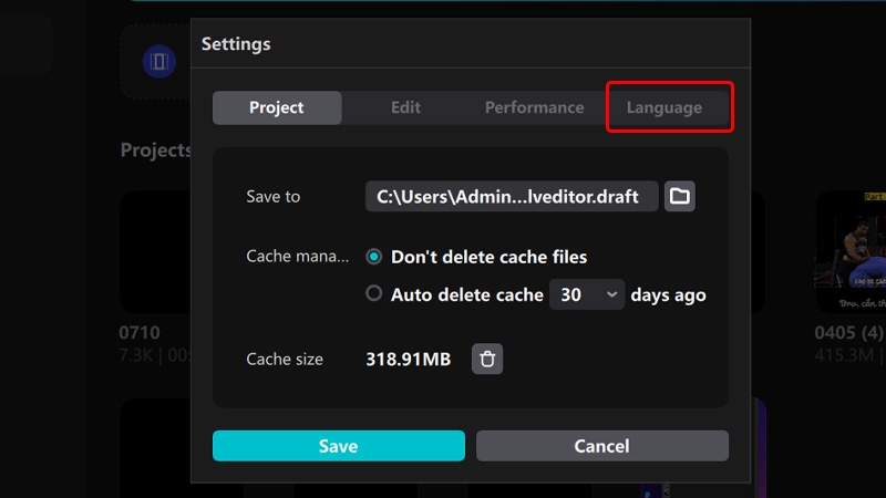 Cách thay đổi ngôn ngữ trên CapCut PC sang tiếng Việt (ảnh 2)