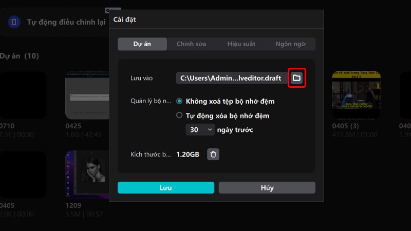 Giúp bạn thay đổi vị trí lưu tệp trên CapCut PC (ảnh 2)