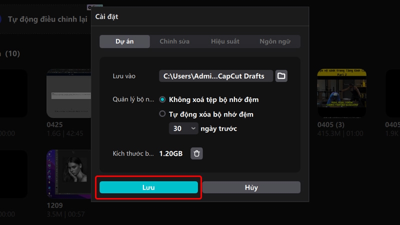 Giúp bạn thay đổi vị trí lưu tệp trên CapCut PC (ảnh 4)