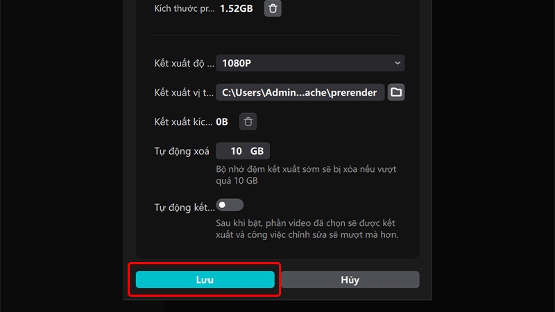Cách thay đổi độ phân giải mặc định trên CapCut PC (ảnh 4)