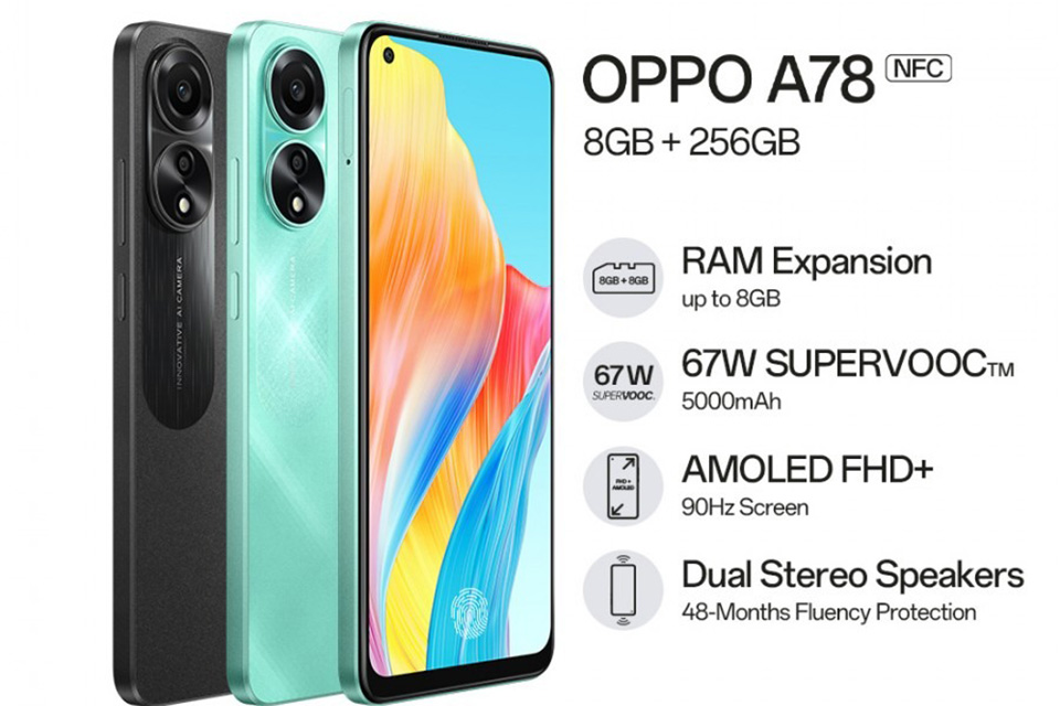 OPPO A78 4G ra mắt