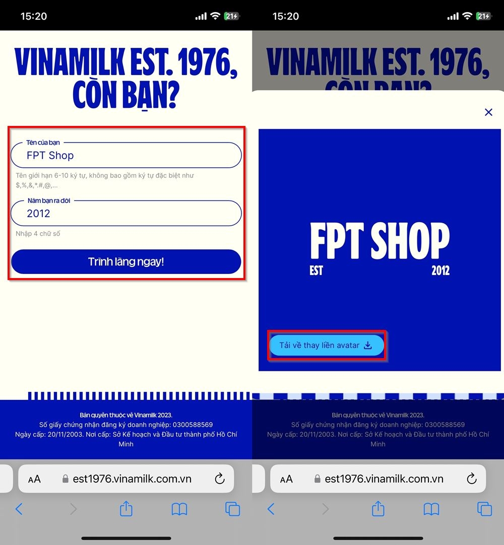 Hướng dẫn cách tạo avatar logo Vinamilk cực đơn giản 2