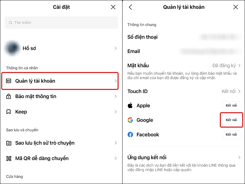 Cách liên kết tài khoản LINE với Google (ảnh 2)