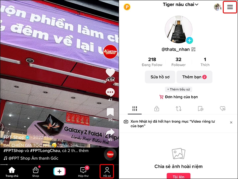 Cách làm mới bảng tin trên TikTok (ảnh 1)