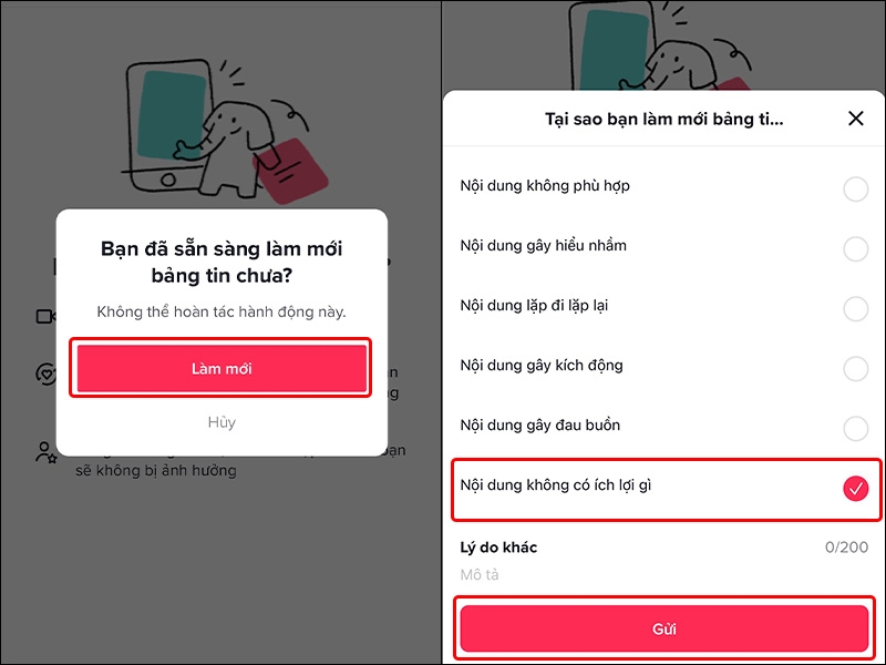 Cách làm mới bảng tin trên TikTok (ảnh 4)