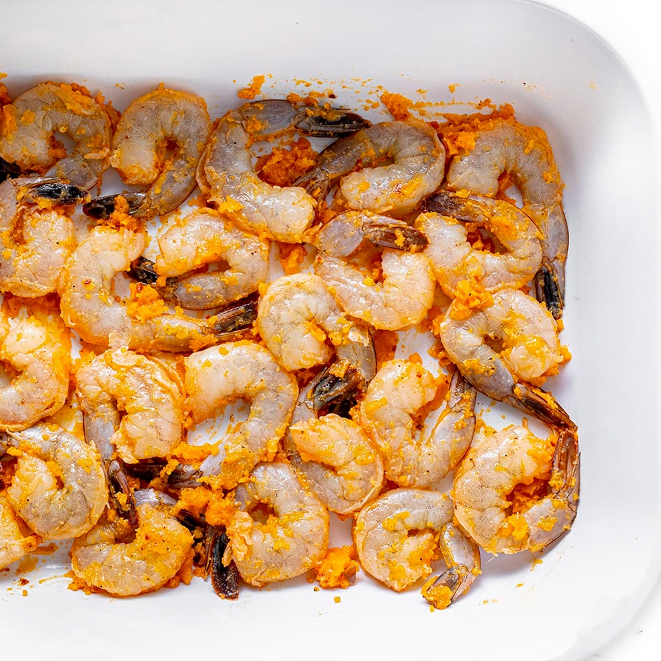 Nướng tôm bằng lò nướng bước 3