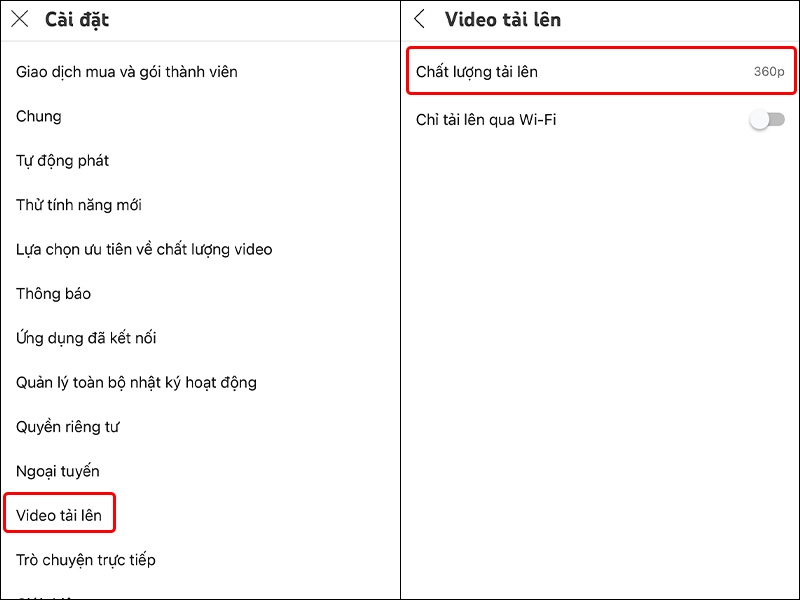 Cách thiết lập chất lượng video tải lên YouTube (ảnh 2)