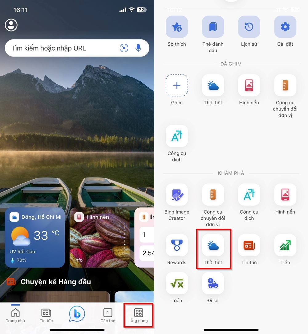 Cách sử dụng Bing AI để xem thời tiết cùng một lúc ở nhiều nơi 1