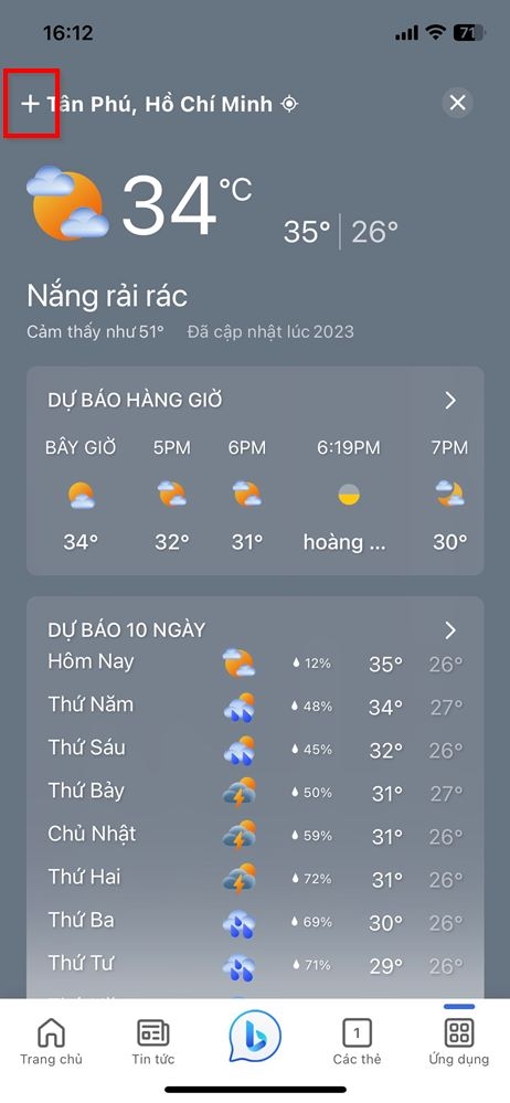 Cách sử dụng Bing AI để xem thời tiết cùng một lúc ở nhiều nơi 2
