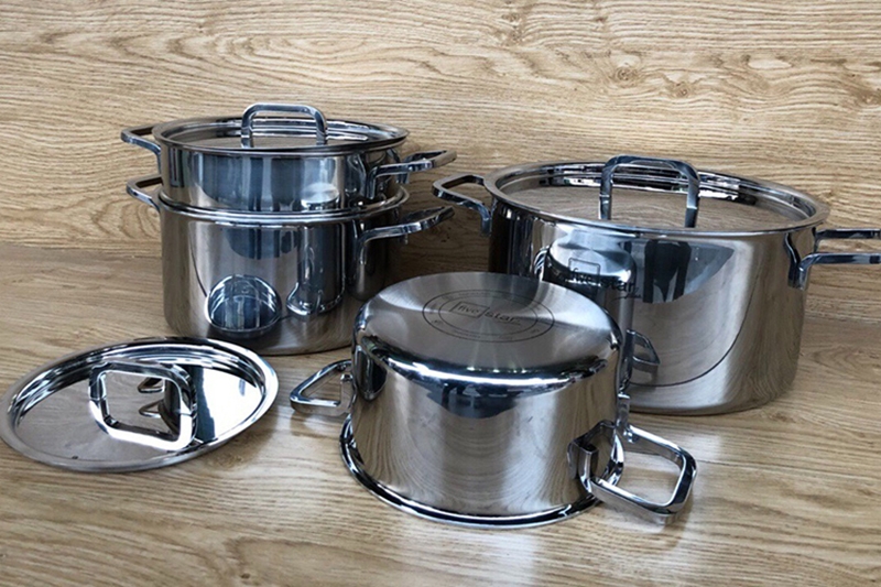 Bộ nồi đáy liền truyền nhiệt tốt (Ảnh 2)