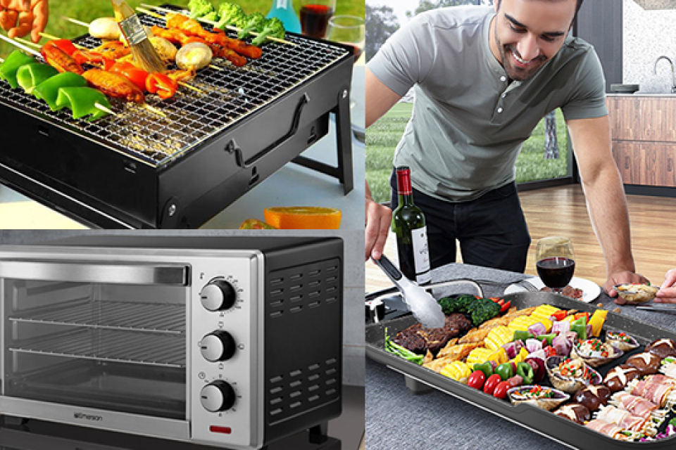 So sánh lò nướng, bếp nướng điện và bếp than: Lựa chọn nào phù hợp nhất cho bạn?