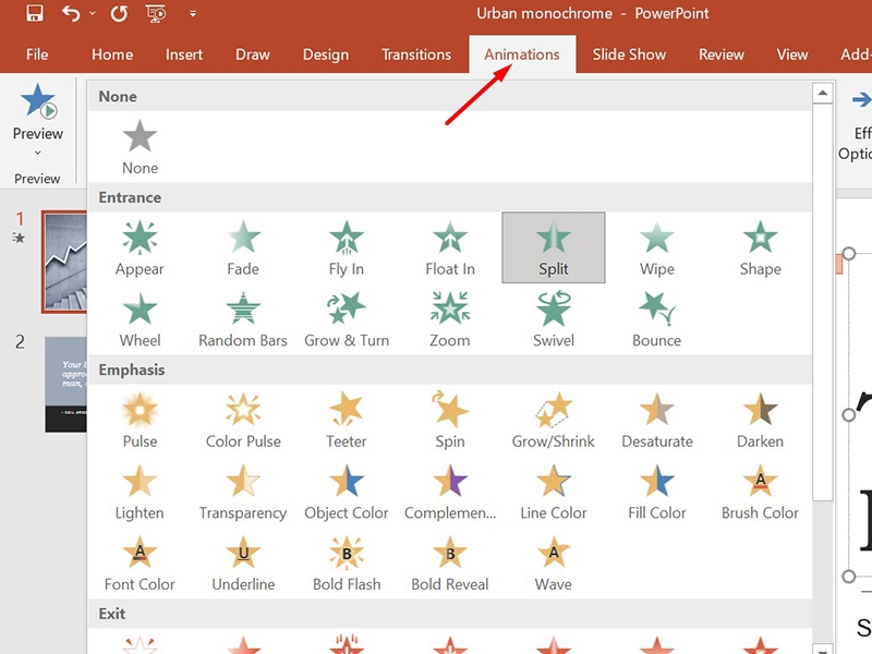 Cách thêm hiệu ứng di chuyển trong PowerPoint (Ảnh 3)