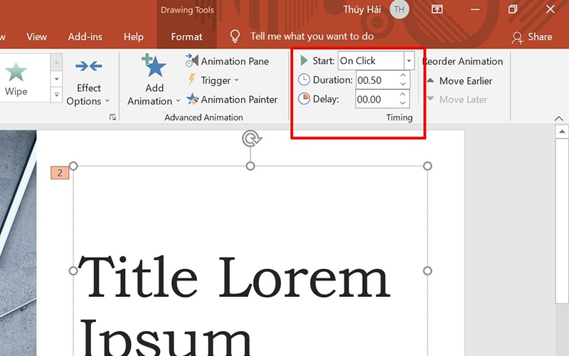Cách thêm hiệu ứng di chuyển trong PowerPoint (Ảnh 5)